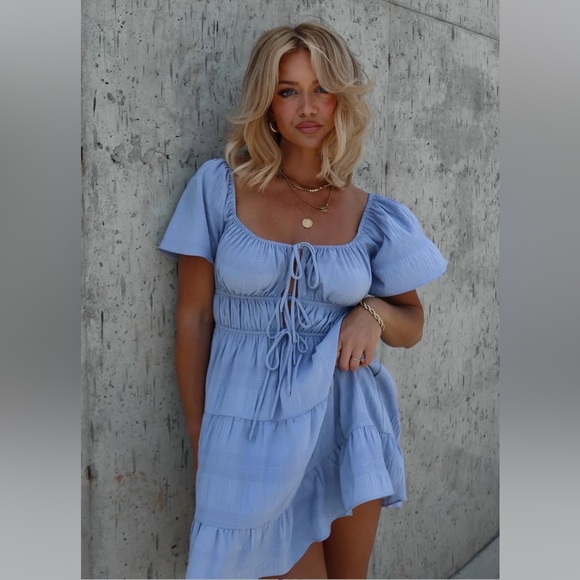 Vici Dresses & Skirts - Vici Light Blue Mini Dress, S